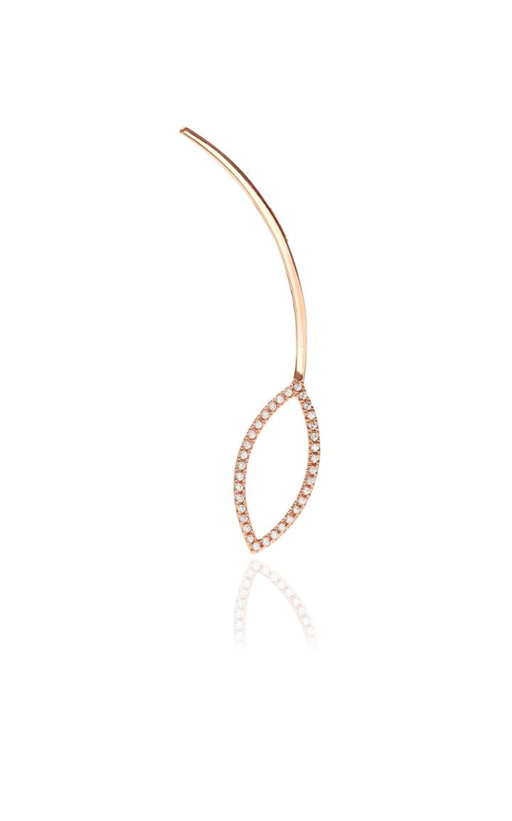 Kim Mee Hye Single Long Studd Teardrop Earring