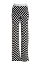 Moda Operandi The Elder Statesman Checker Flared Cashmere Pants