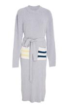 Valentine Witmeur Lab Contrast Pocket Knit Midi Dress