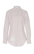 Thom Browne Striped Oxford Button-down Cotton Shirt