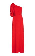 Moda Operandi Johanna Ortiz Lava Shimmering Blush Removable Sleeve Crepe Dress