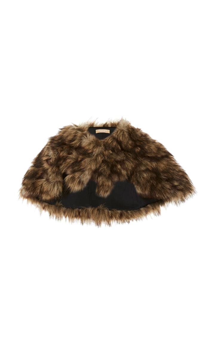 Michael Kors Collection Faux Fur Cape