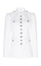 Moda Operandi Michael Kors Collection Cotton Twill Military Jacket Size: 4