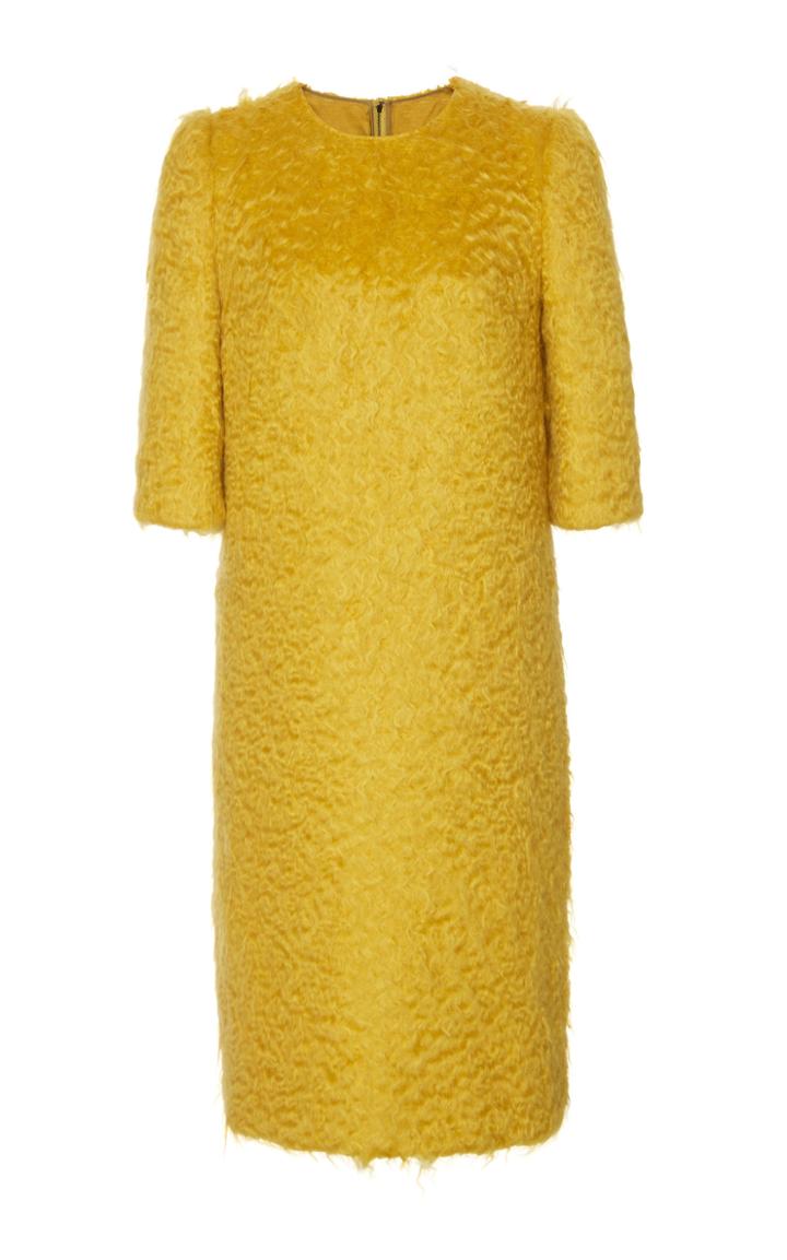 Dolce & Gabbana Shift Longhair Dress