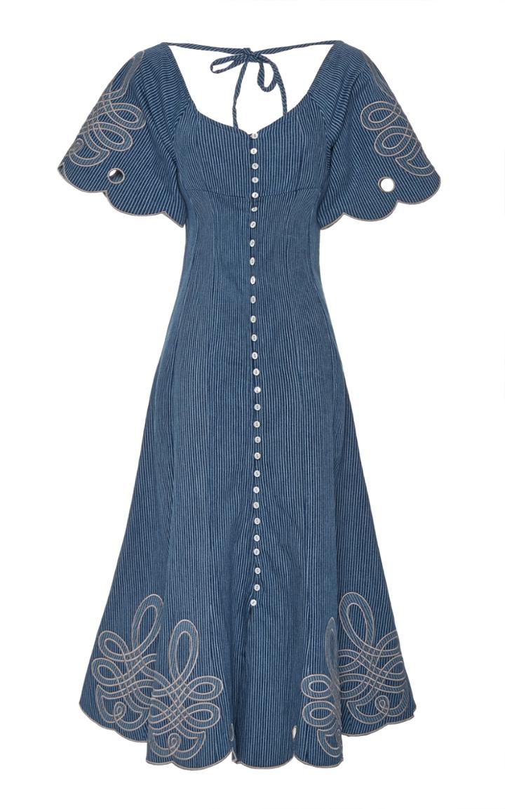Moda Operandi Innika Choo Madonna Phulman Midi Dress Size: 2