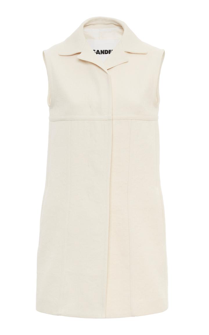 Moda Operandi Jil Sander Mosley Sleeveless Cady Top Size: 32