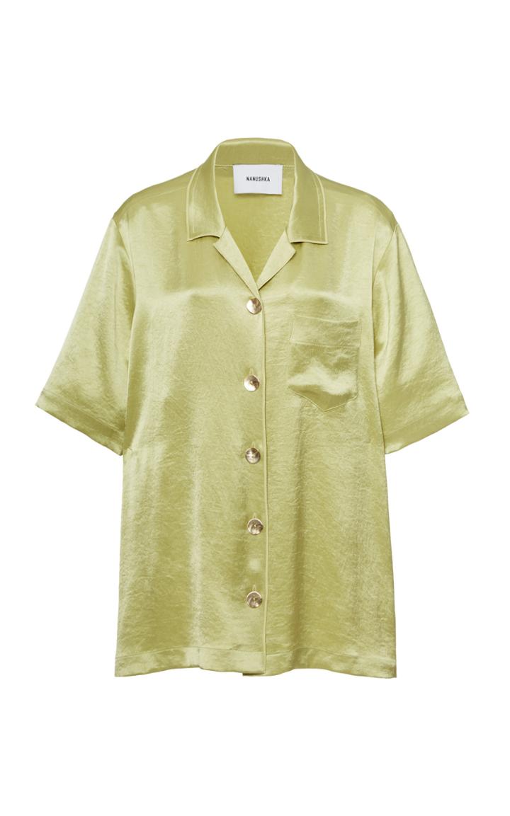 Moda Operandi Nanushka Ella Button Down Top Size: M