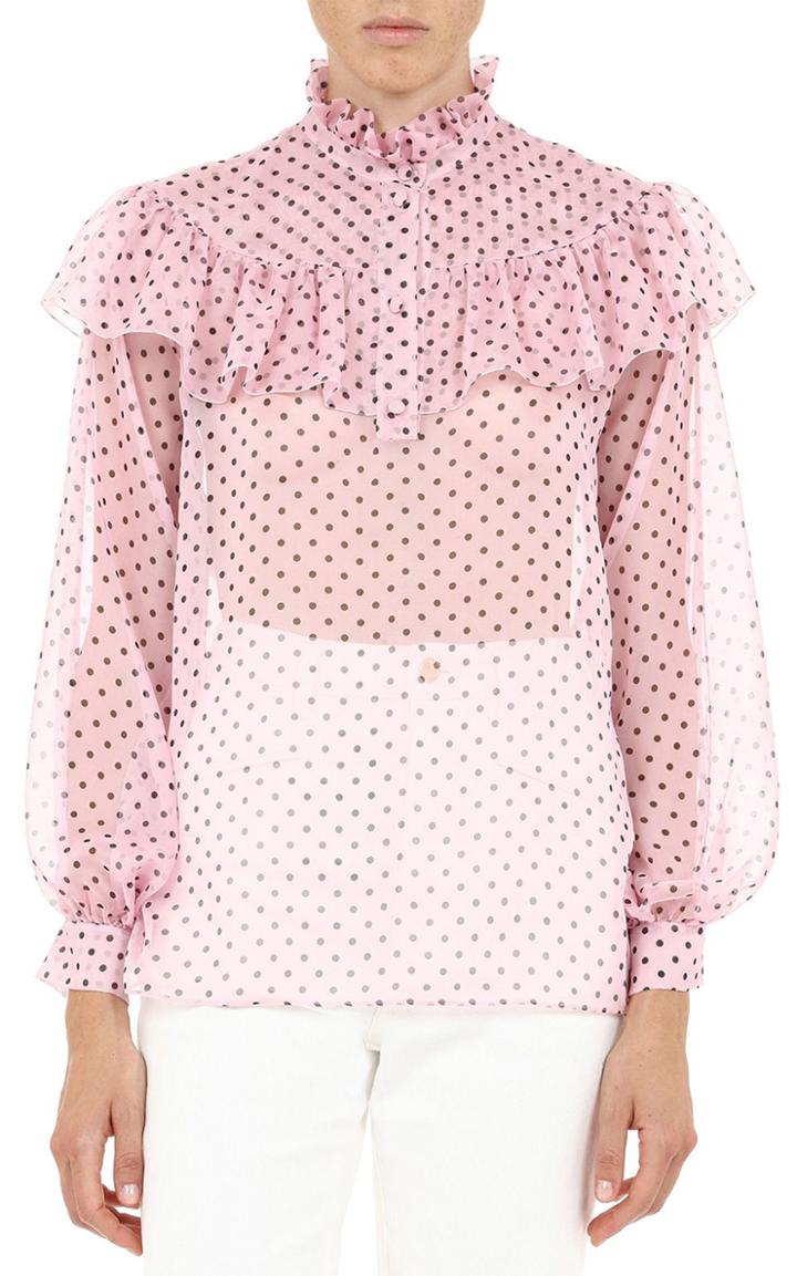 Moda Operandi Philosophy Di Lorenzo Serafini Printed Chiffon Blouse
