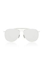 Thom Browne Sun Mirrored Aviator Sunglasses