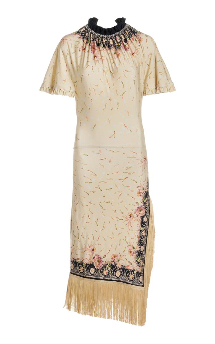 Moda Operandi Paco Rabanne Fringed Jersey Dress