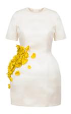 Esme Vie Zeste Floral Applique Mini Dress