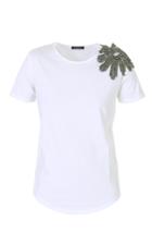 Balmain Embellished Cotton T-shirt