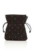 Les Petits Joueurs Multicolor Quilted Strass Nano Trilly Pouch