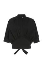 By Any Other Name Cotton-poplin Cummerbund Top