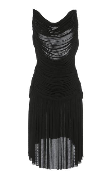 Atlein Micro Pleated Sleeveless Dress