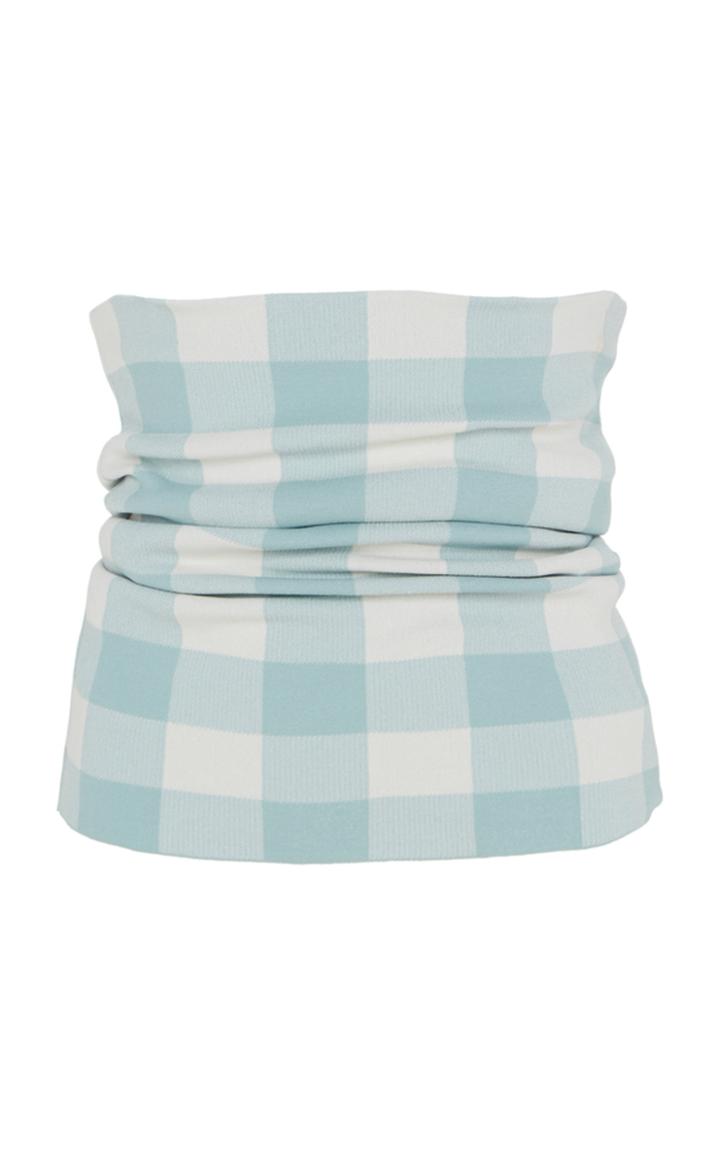 Jil Sander Check Corset Top