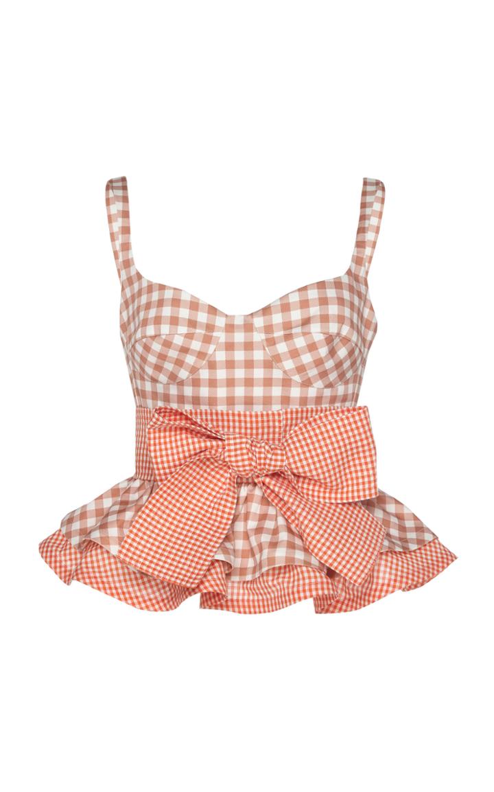Moda Operandi Silvia Tcherassi Estercita Cotton Peplum Top Size: Xs