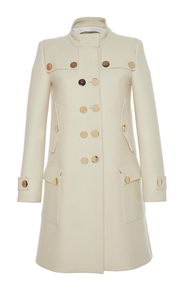 Giambattista Valli Gold Button Coat