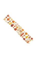 Pamela Huizenga Semi-precious Stones And Diamond Bracelet