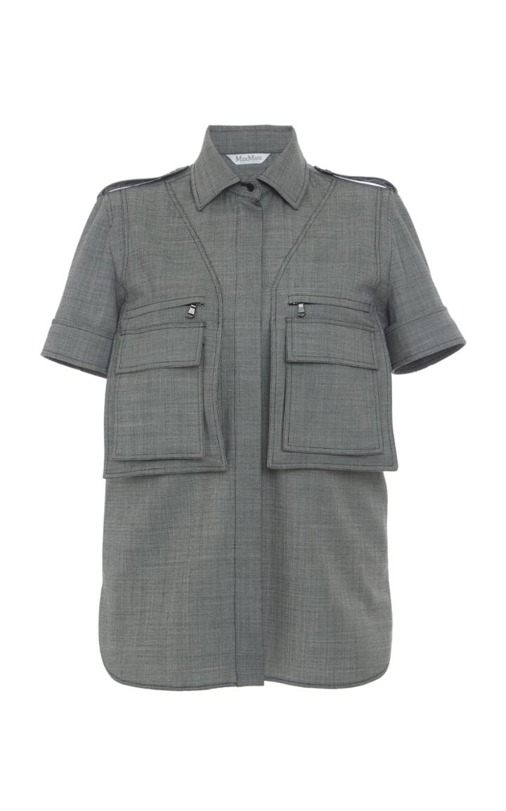 Max Mara Dovere Wool-blend Shirt