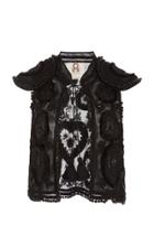 Figue Onyx Manolete Embroidered Vest