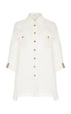 Brunello Cucinelli Crispy Silk Patch Pocket Shirt