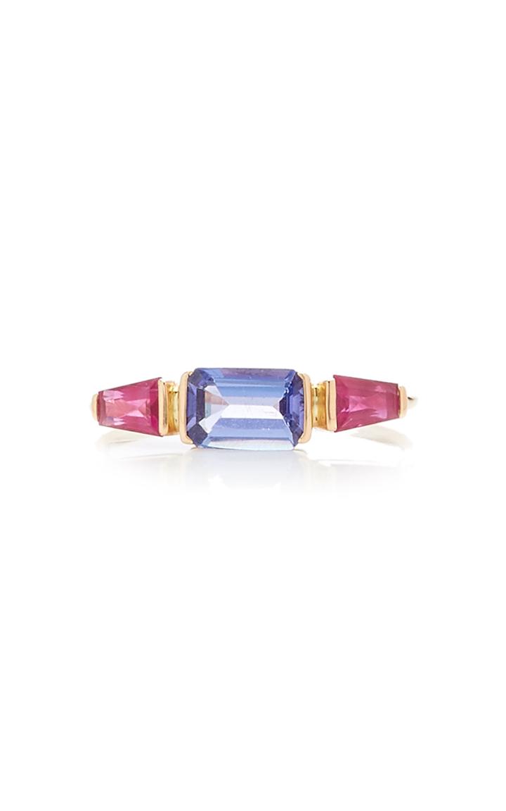 Yi Collection 18k Gold, Tanzanite And Ruby Ring