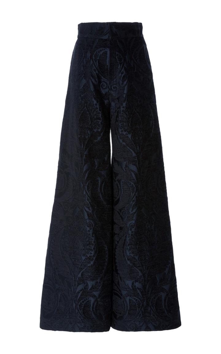 Jill Stuart Nathalie Wide Leg Jacquard Pant