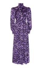 Moda Operandi Alessandra Rich Printed Silk-satin Midi Dress Size: 40