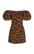 Moda Operandi Khaite Shelly Puffed Sleeve Cotton Dress Size: 2