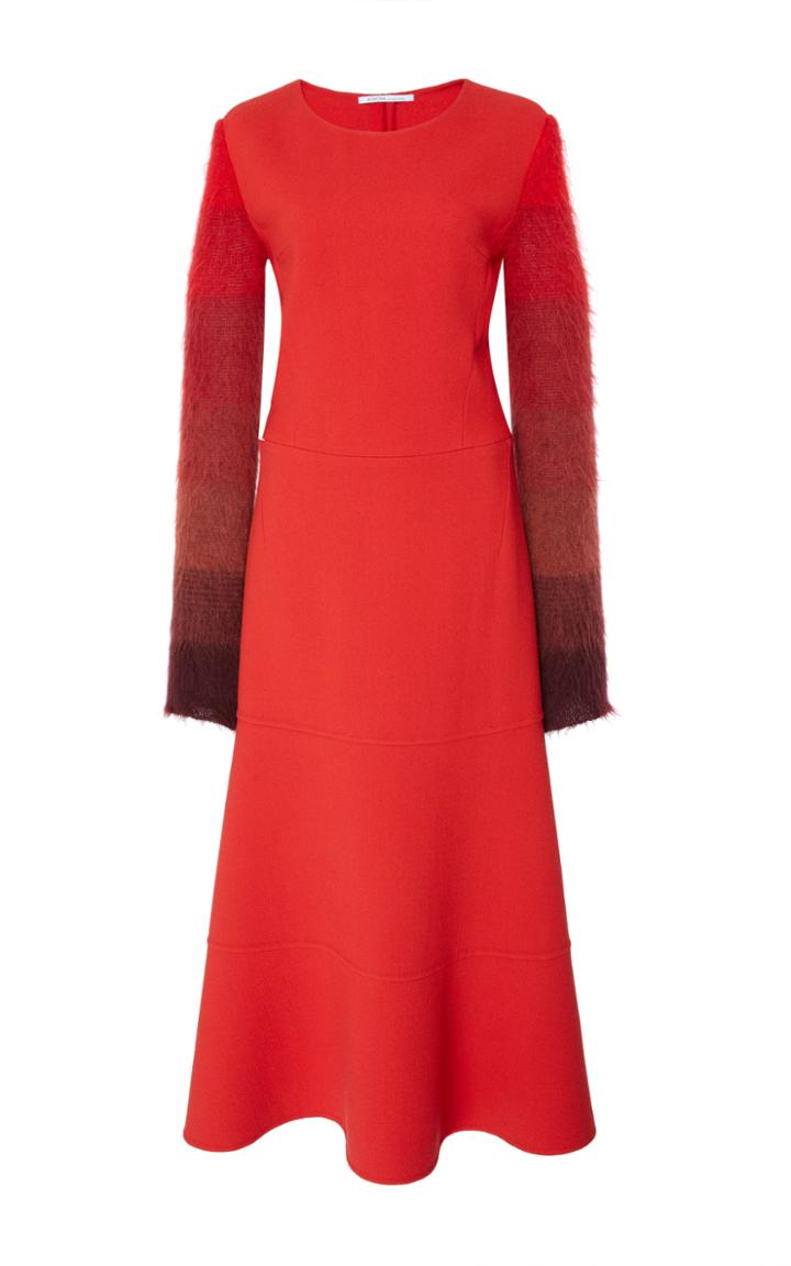 Agnona Double Wool Sable Dress