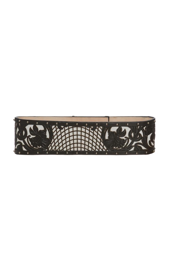 Balmain High Waist Western Motif Belt