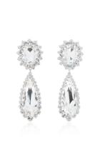 Moda Operandi Alessandra Rich Glass Crystal Drop Earrings