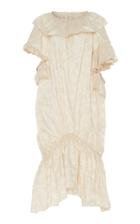 Moda Operandi Simone Rocha Frill Collar Ruffle Maxi Dress Size: 6