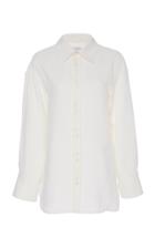 Deveaux Roden Collared Shell Top