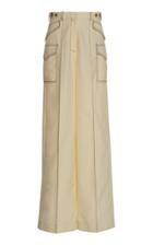 Rokh Patch Pocket Crepe Wide-leg Pants