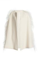 Moda Operandi Giambattista Valli Feather-embellished Cady Cape