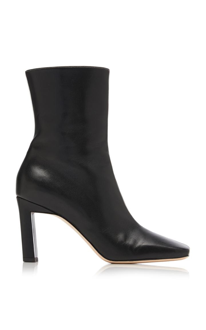 Wandler Isa Two-tone Leather Ankle Boots