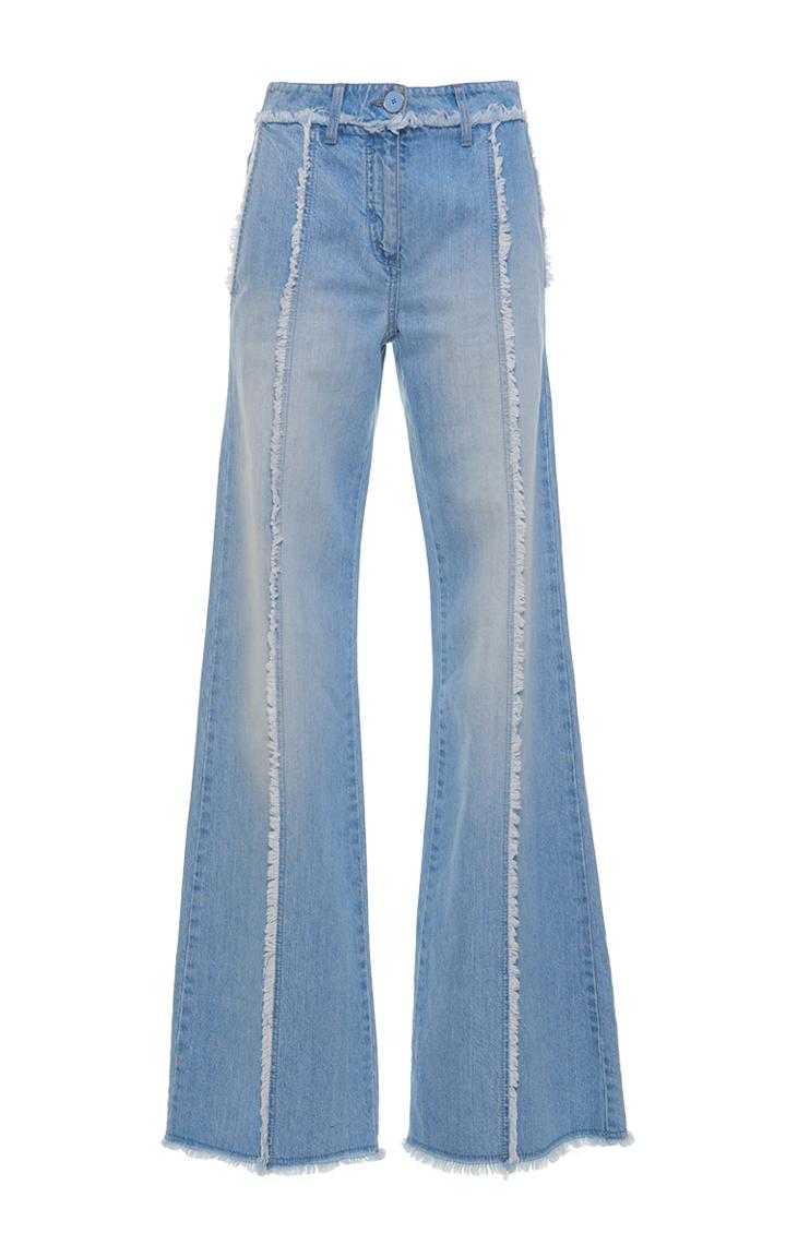 Blumarine Fringe Jeans