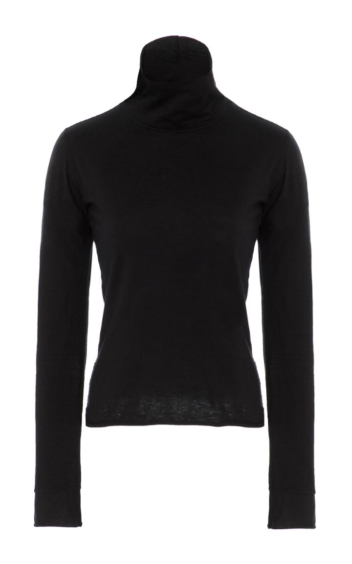 Simon Miller Ramos Black Cowl Neck Sweater
