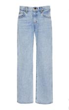 Khaite Kerrie Rigid Mid-rise Straight-leg Jeans