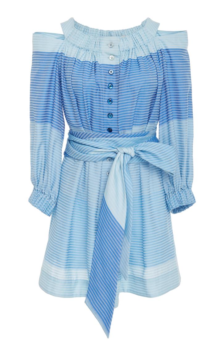 Carolina Herrera Off Shoulder Peasant Blouse