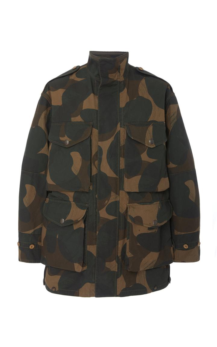 Burberry Exbury Camouflage Cotton-canvas Jacket