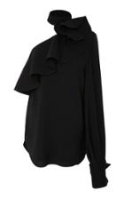 Oscar De La Renta One Sleeve Blouse