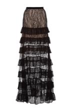 Alexis Vicky Tiered Lace Maxi Skirt