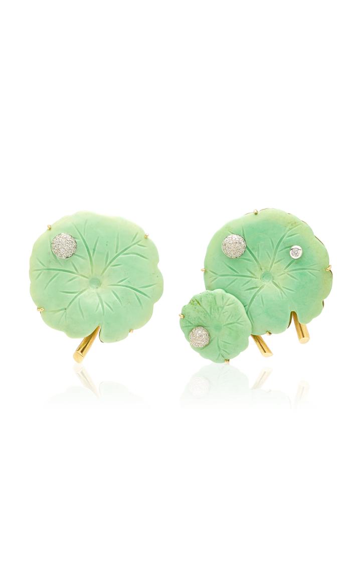 Moda Operandi Luz Camino One Of A Kind Venus Navel Earrings