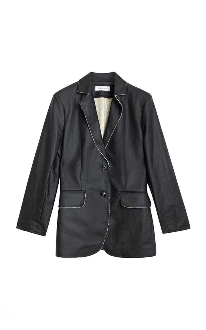 Moda Operandi Rodebjer Ekat Raw-edge Twill Blazer
