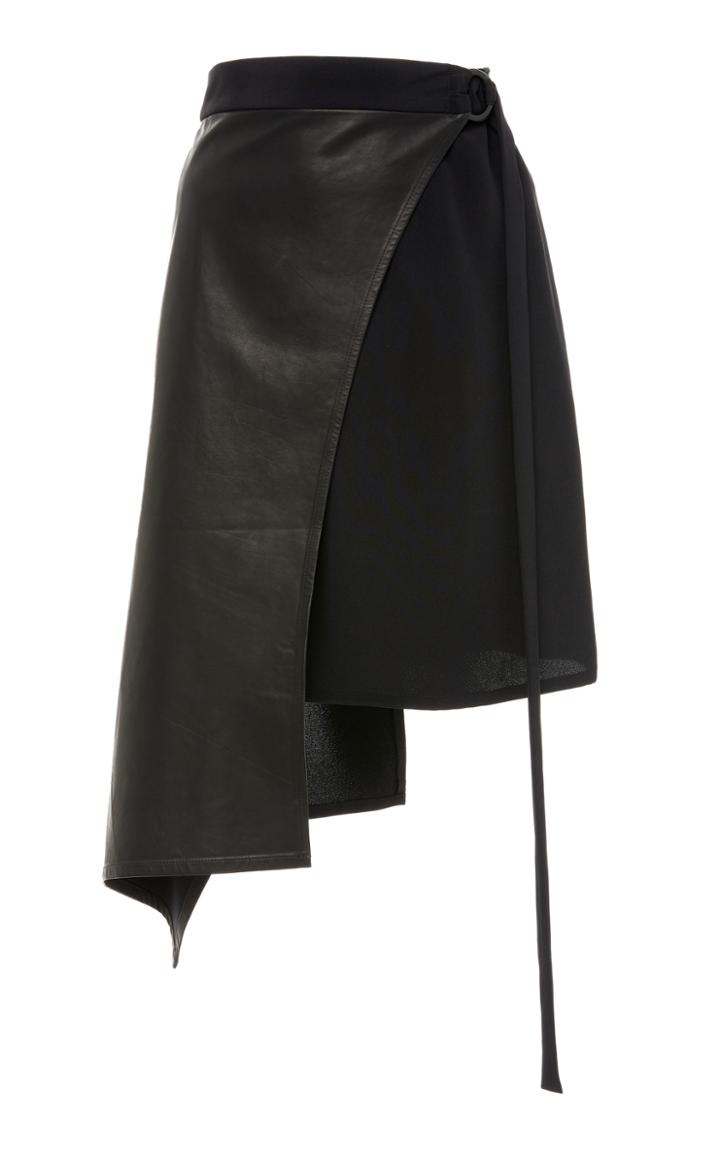 Wendelborn Short Curve Wrap Skirt