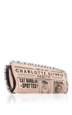 Charlotte Olympia Gazette Clutch