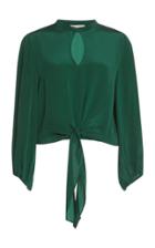Zeus + Dione Horai Square Crepe Blouse